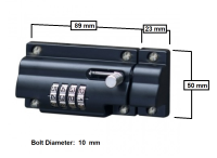 Burg-Wachter Combination Locking Bolt 2