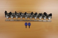 10 x Square back slamlock cupboard locks Masterkeyed 2