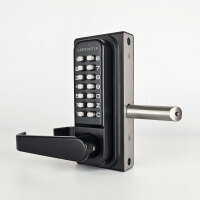 Gatemaster Superlock  Digital Dual Keypad with Lever Handles for 40mm-60mm Metal Gate Frames L/H 2