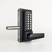 Gatemaster Superlock  Digital Dual Keypad with Delta Lever Handles for 40mm-60mm Metal Gate Frames L/H 2