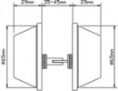 Carbine alb Double Cylinder Deadbolt 3