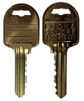 Restricted Ilco IP8 Key Commercial Carbine PA8062 Ascot - Vestibule Set 3