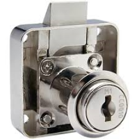 10 x Square back slamlock cupboard locks Masterkeyed 3