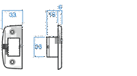 Restricted Ilco IP9 Key Lockwood 001 Deadlatch 4