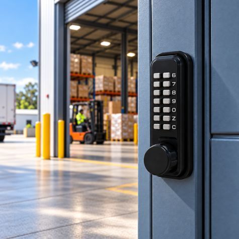 Keyless Entry for Commercial Warehouses: How Weather-Resistant Digital Locks Cut Operational Costs 