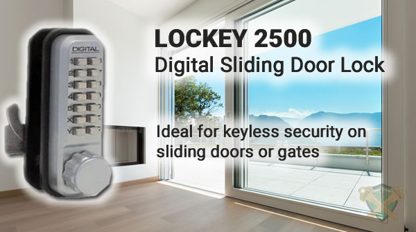 Lockey 2500 Digital Sliding Door Lock