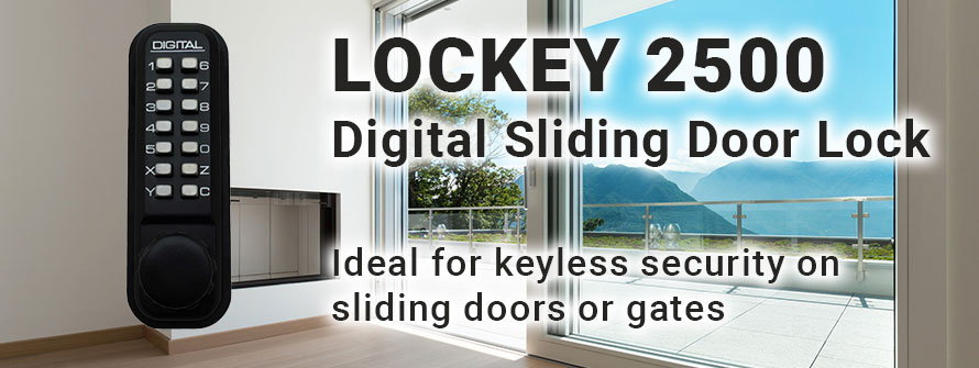 Lockey 2500 Digital Sliding Door Lock